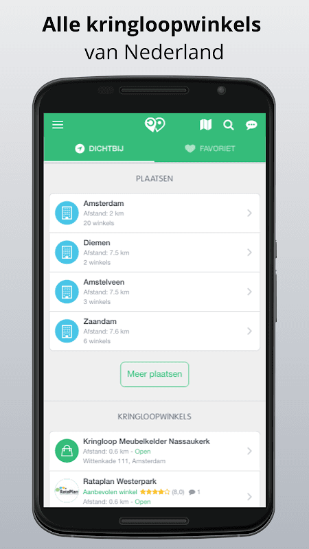 Kringloop App screenshot 1