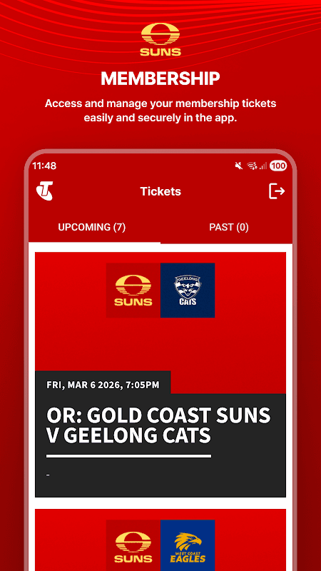Gold Coast SUNS Official App screenshot 5