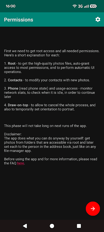Contacts Sync (requires ROOT) screenshot 1