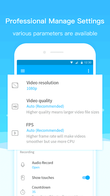 Super Screen Recorder–No Root REC & Screenshot screenshot 4