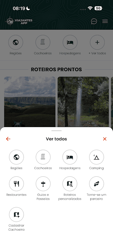 Viajantes APP screenshot 2