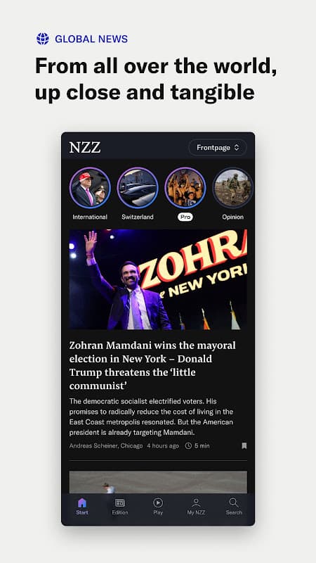 NZZ screenshot 1
