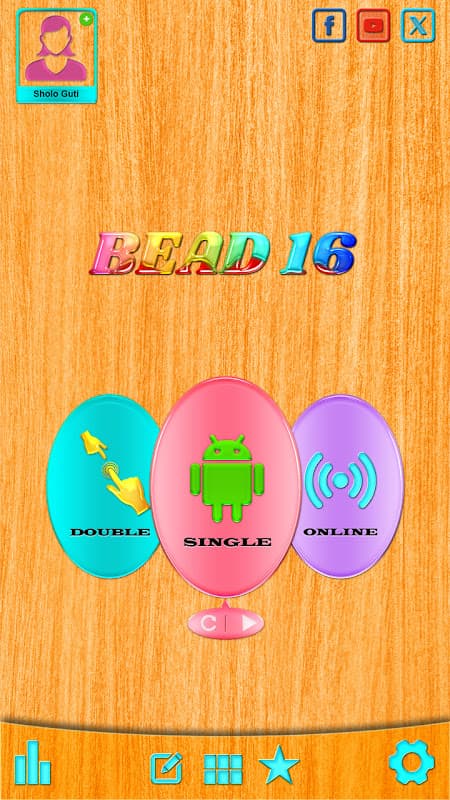 Solah Goti -  Bead Puzzle screenshot 1