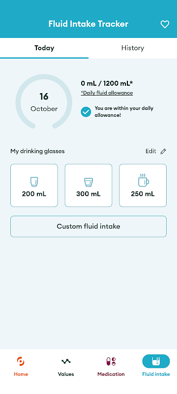 Diaverum d.CARE patient app screenshot 4