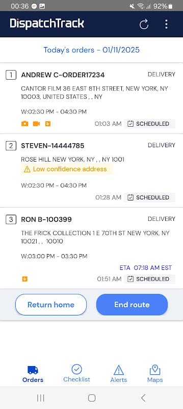 DispatchTrack screenshot 1