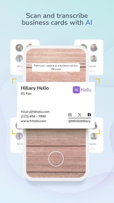 HiHello: Contact Exchange screenshot 6