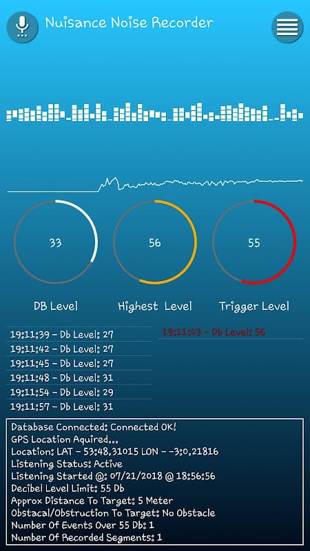Nuisance Noise Recorder screenshot 1
