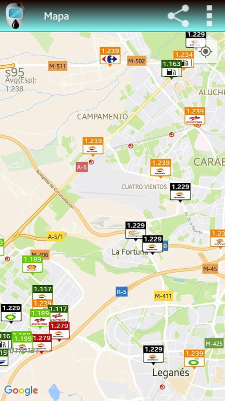 Gasolineras España Precios screenshot 2