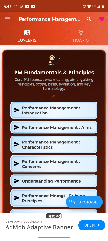 Performance Management screenshot 2