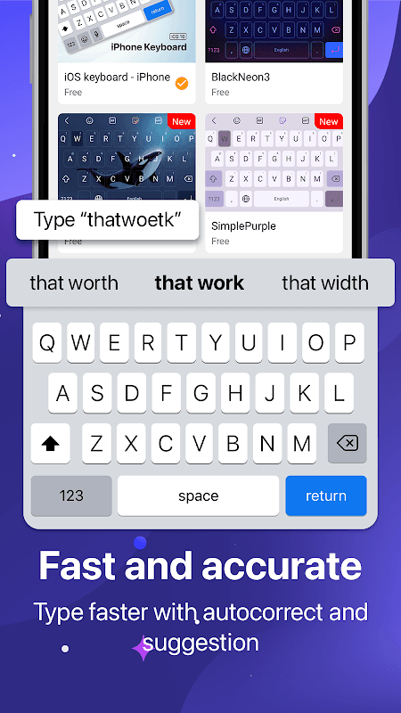 Keyboard iOS 16 - Emojis screenshot 3