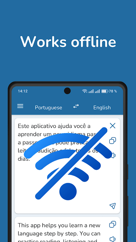 Portuguese English Translator screenshot 3