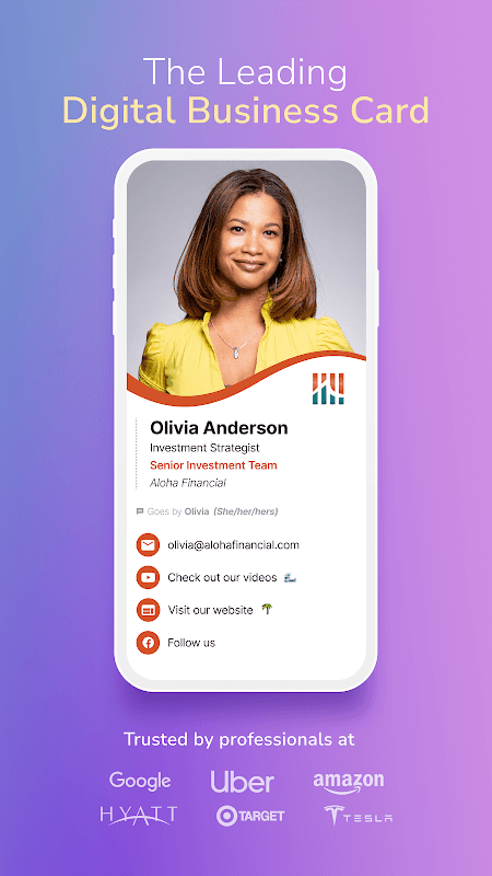 HiHello: Contact Exchange screenshot 1