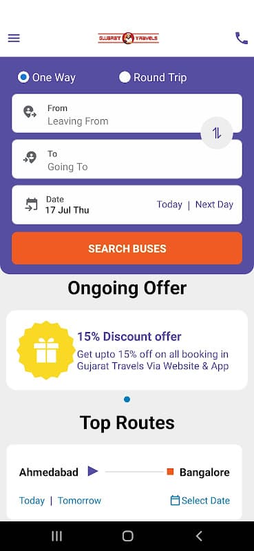 Gujarat Travels screenshot 2