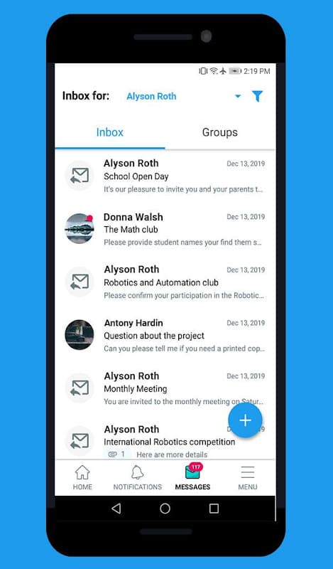 eSchool Connect screenshot 2
