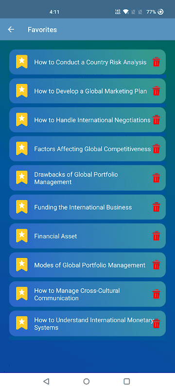 International Business screenshot 6