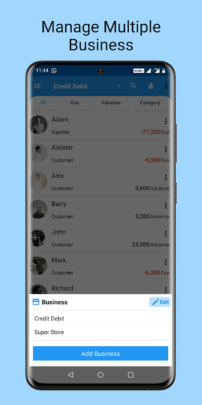 CREDIT DEBIT screenshot 2