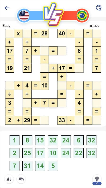 Crossmath - Math Puzzle Games screenshot 3