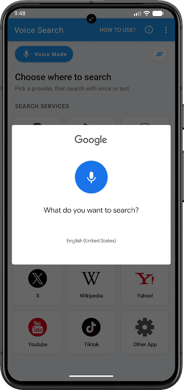 Voice search App screenshot 4
