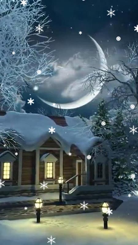 Winter Village Live Wallpaper screenshot 2