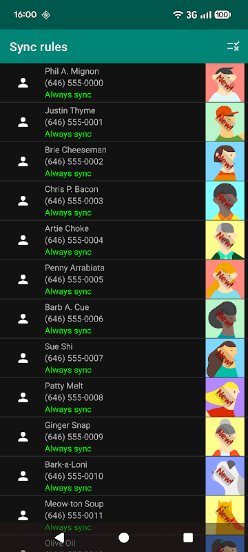 Contacts Sync (requires ROOT) screenshot 4