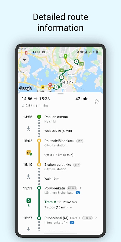 Nysse - Journey planner screenshot 3