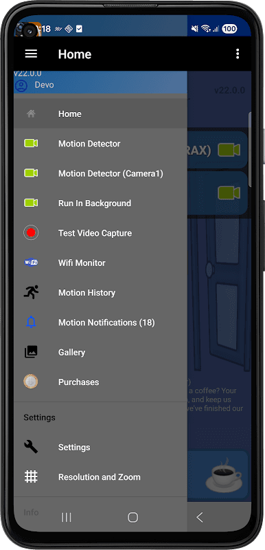 Motion Detector screenshot 3