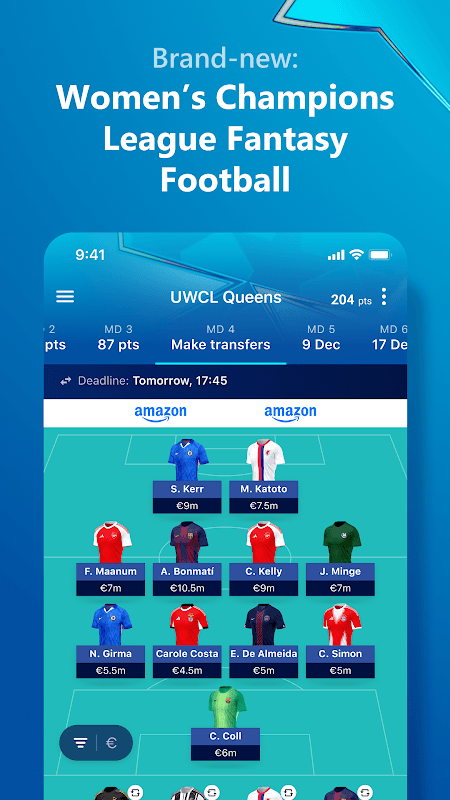 UEFA Gaming: Fantasy Football screenshot 5
