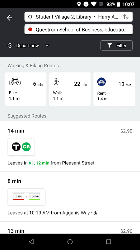 Terrier Transit screenshot 2