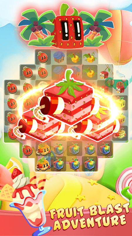 Juice cube: Match 3 Fruit Game screenshot 1