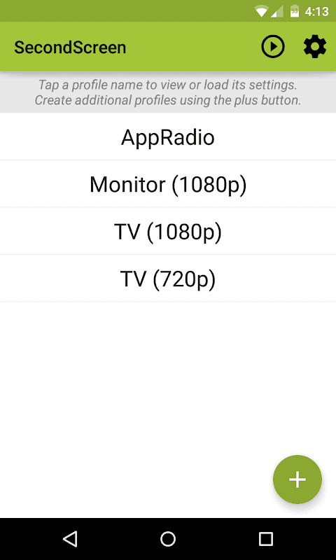 SecondScreen screenshot 1