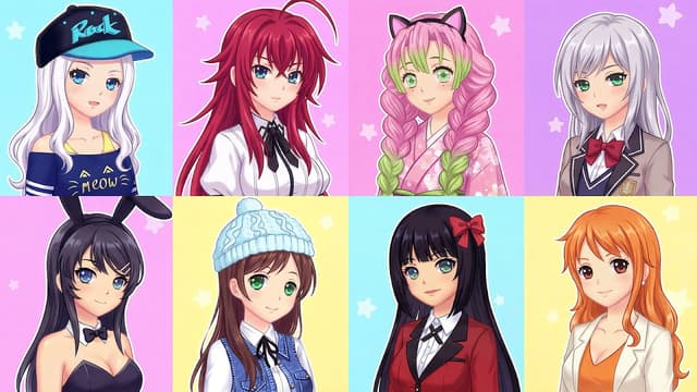 Anime Dress Up Games For Girls screenshot 2
