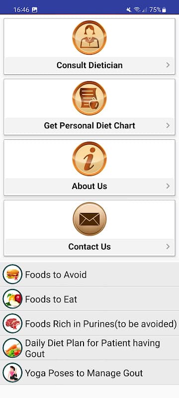 Arthritis Gout Uric Acid Diet screenshot 6
