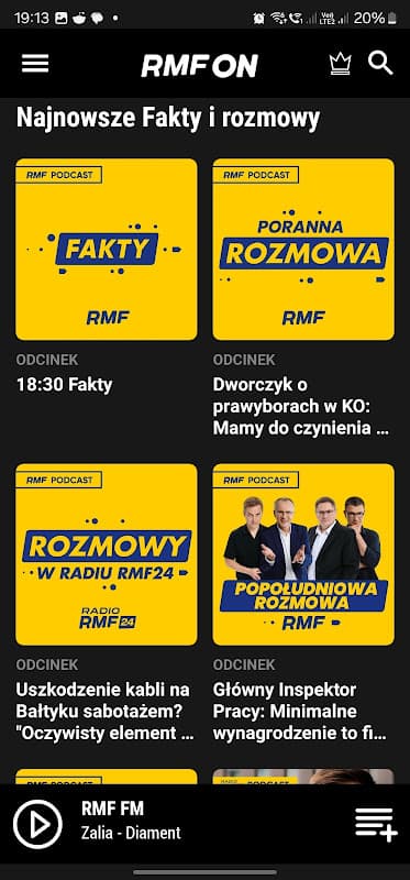 RMFon.pl (Internet radio) screenshot 2