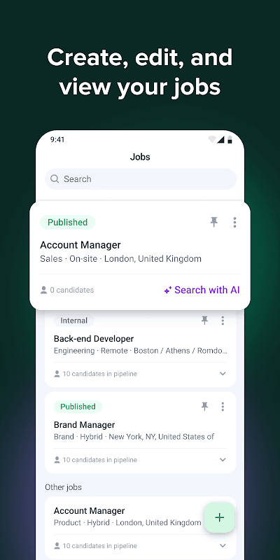 Workable screenshot 2