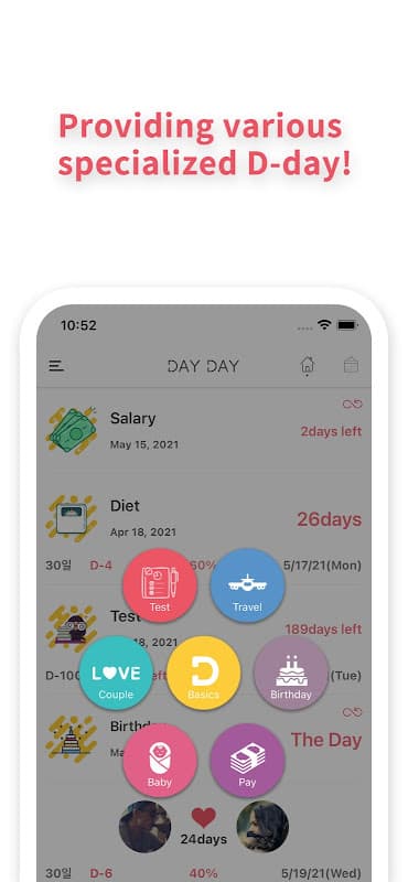 DAY DAY Widget : Countdown screenshot 5