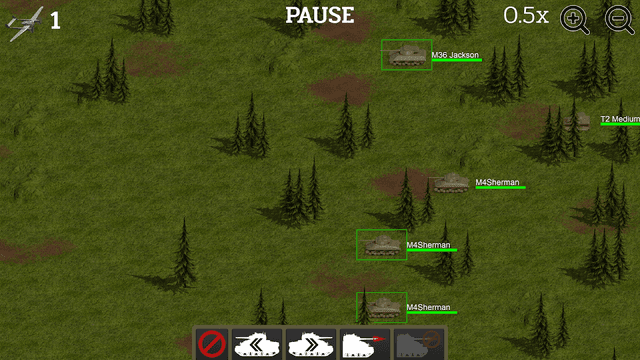 Frontline Attack - Tanks screenshot 1