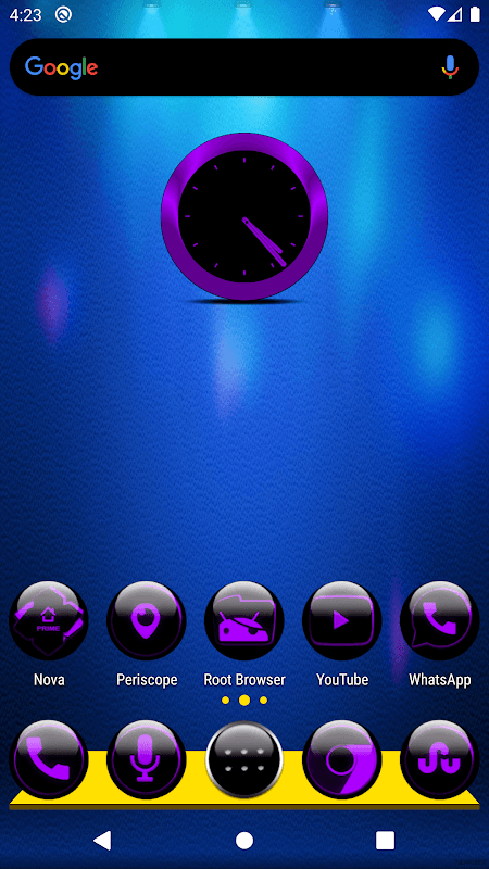 Purple Glass Orb Icon Pack v9.0 Free screenshot 1
