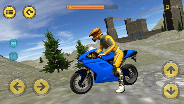 Motorbike Medieval Drive 3D screenshot 5