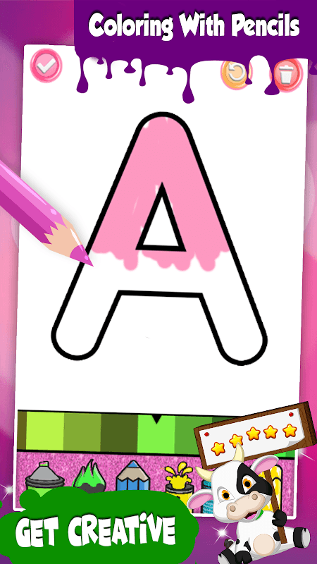 Alphabets Coloring book screenshot 2