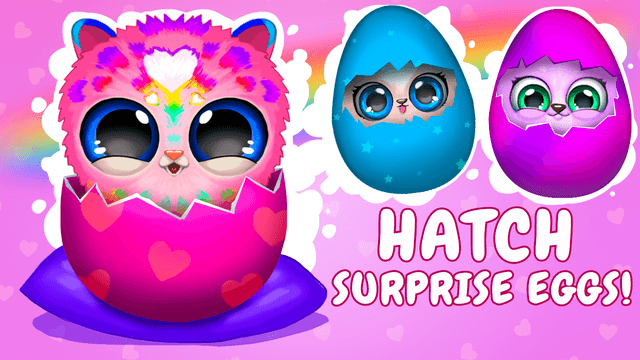 Merge Fluffy Animals Egg games screenshot 1