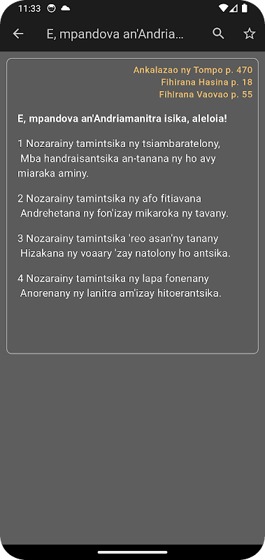 Fihirana Katolika screenshot 4