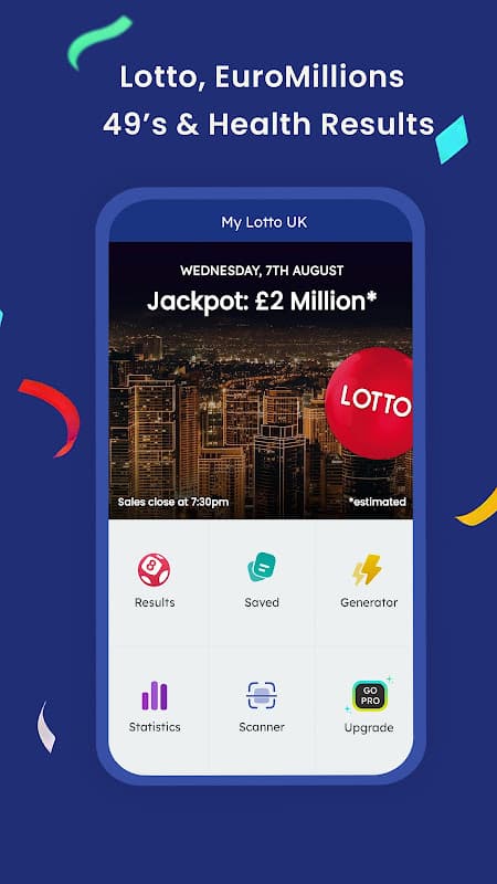 My Lotto UK: Scanner & Results screenshot 2