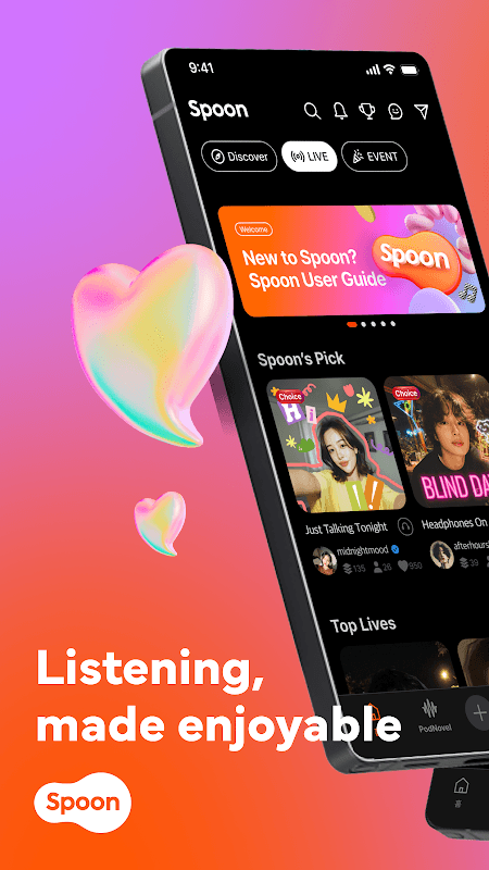 Spoon: Live Stream, Talk, Chat screenshot 1