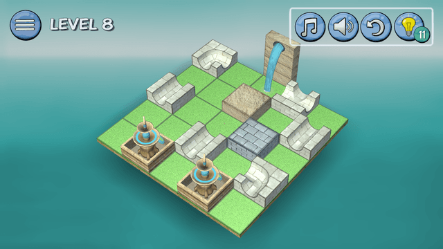 Flow Water Fountain 3D Puzzle screenshot 2