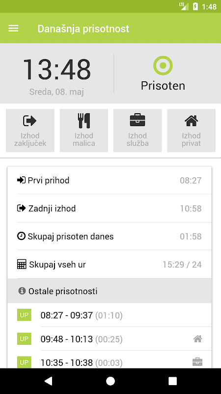 MojeUre screenshot 2