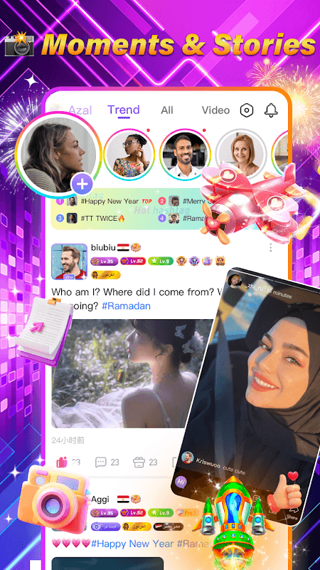Azal Live - Voice Chat Group screenshot 4