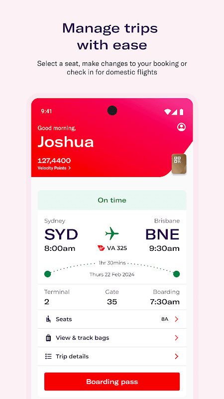 Virgin Australia screenshot 4