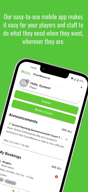 CourtReserve screenshot 2