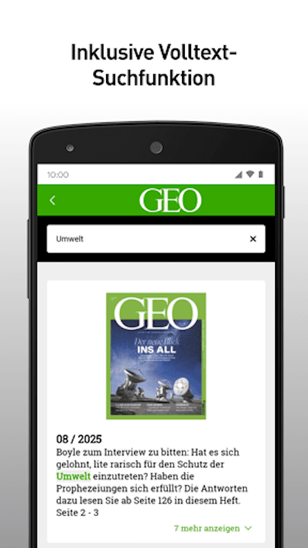 GEO Digital Magazin screenshot 2