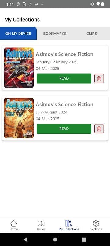 Asimov's Science Fiction screenshot 6